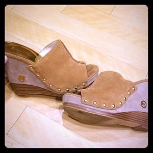 Michael Kors, studded wedges